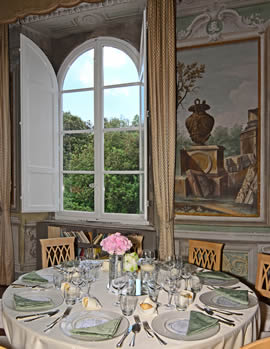 Detail of dining room